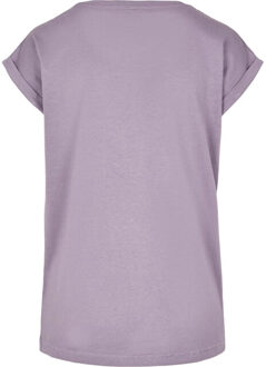 urban classics Dames verlengd schouder t-shirt (set van 3) Paars - XS