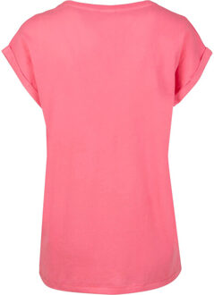 urban classics Dames verlengd schouder t-shirt (set van 3) Roze - M