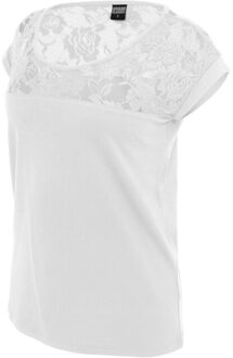 urban classics Dames veters top - maat S Wit