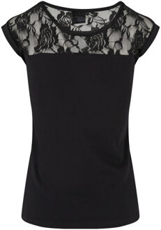 urban classics Dames veters top Zwart - XS