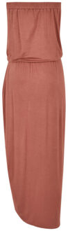 urban classics Dames viscose bandeau jurk - maat XXL Rood