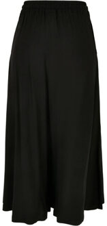 urban classics Dames viscose midi rok - maat XS Zwart