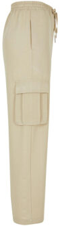 urban classics Dames viscose rechte pijp cargo broek Taupe - XL