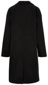 urban classics Dames/vrouwen lange lengte oversized jas Zwart