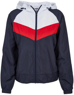 urban classics Dames windjack 3-tonig Blauw - S