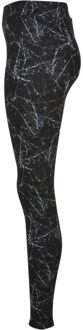 urban classics Dames zachte marmer legging - maat XS Zwart