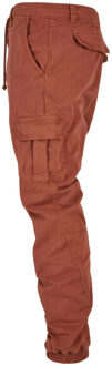 urban classics Effen cargo broek voor heren Rood - M