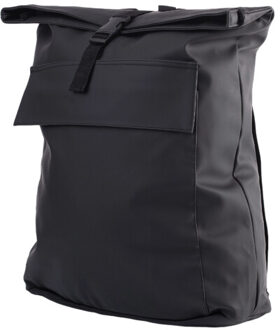 urban classics Effen fiets rugzak met klep Zwart - One size