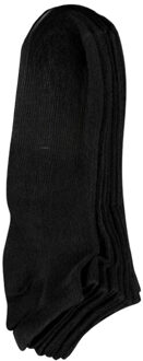 urban classics Effen heren binnensokken (5-pack) - maat 35-38 Zwart