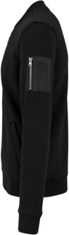 urban classics Effen heren bomberjack Zwart - XS