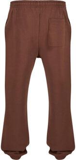 urban classics Effen heren fluffy joggingbroek Bruin - XXXL