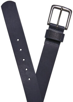 urban classics Effen riem van imitatieleer Blauw - XL