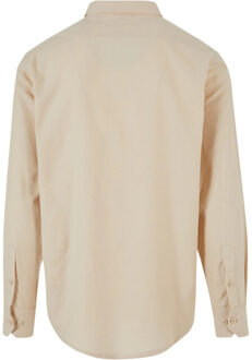 urban classics Flanellen heren overhemd Beige - S