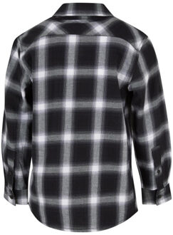 urban classics Geruit oversized jongenshemd Zwart - 116