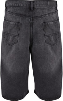 urban classics Heren 90's denim shorts zwaargewicht Zwart - 34