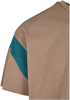 urban classics Heren actief t-shirt Taupe - XL