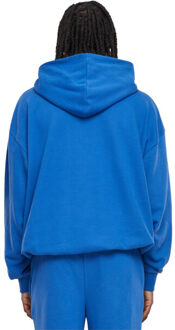urban classics Heren badstof lichtgewicht hoodie Blauw - XXXL