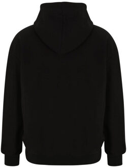 urban classics Heren badstof lichtgewicht hoodie Zwart