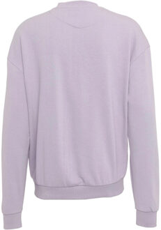 urban classics Heren badstof lichtgewicht sweatshirt Paars - M