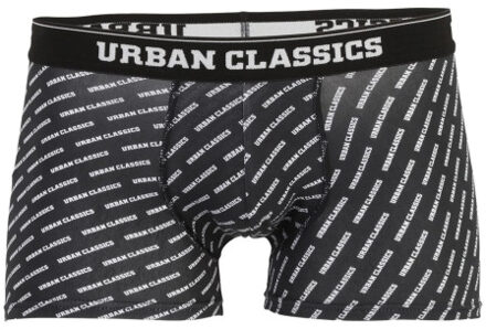 Urban Classics Heren banana all-over print boxershorts (5-pack) Zwart - XXL / XXXL