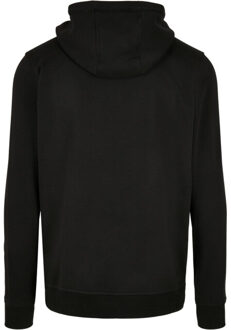 urban classics Heren basic badstof full zip hoodie - maat M Zwart