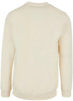 urban classics Heren basis badstof crew hals trui Beige - XXL / XXXL