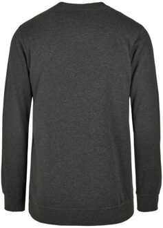 urban classics Heren basis badstof crew hals trui - maat 4XL Grijs