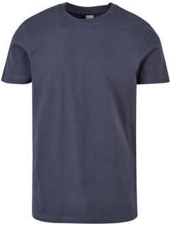 urban classics Heren basis effen t-shirt Blauw - 4XL