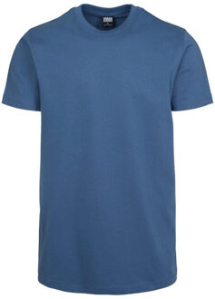 urban classics Heren basis effen t-shirt Blauw - 4XL