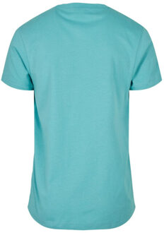 urban classics Heren basis effen t-shirt Blauw - L