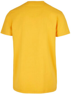 Urban Classics Heren basis effen t-shirt Geel - 4XL