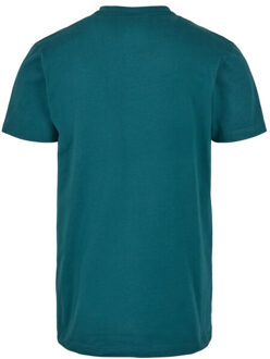 urban classics Heren basis effen t-shirt - maat L Groen