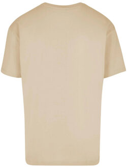 urban classics Heren basis organisch katoenen t-shirt Beige - 5XL