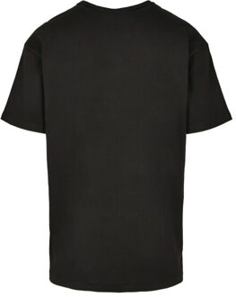 urban classics Heren basis organisch katoenen t-shirt - maat M Zwart