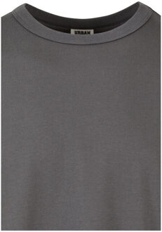 urban classics Heren basis organisch katoenen t-shirt - maat S Grijs