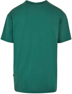urban classics Heren basis organisch katoenen t-shirt - maat S Groen