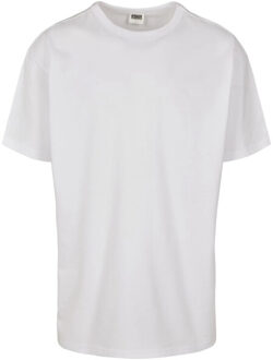 urban classics Heren basis organisch katoenen t-shirt (set van 2) Wit - 5XL