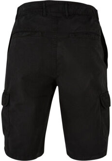 urban classics Heren bermuda effen cargo korte broek Zwart - 32