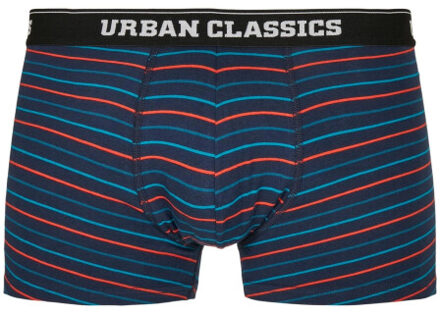 urban classics Heren bird boxer shorts (set van 3) - maat S Blauw