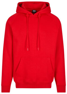 urban classics Heren blanco hoodie Rood - L