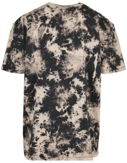 Urban Classics Heren bleached oversized t-shirt Zwart - XXL / XXXL