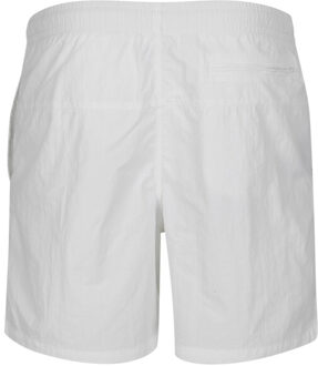 urban classics Heren blok zwemshorts - maat L Wit