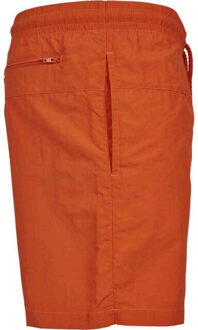 urban classics Heren blok zwemshorts - maat S Klaproos