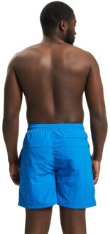 urban classics Heren blok zwemshorts - maat XL Blauw