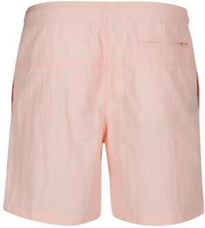 urban classics Heren blok zwemshorts Roze - 4XL