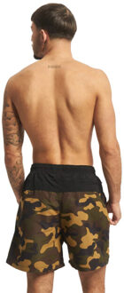 urban classics Heren blok zwemshorts Zwart - M