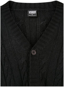 urban classics Heren boxy vest Zwart - XL