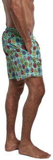 urban classics Heren calavera zwemshorts - maat M Groen