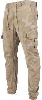 urban classics Heren camo cargo joggingbroek Bruin/groen - 36