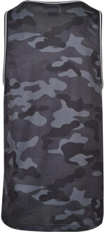 urban classics Heren camo mesh tanktop - maat XXL / XXXL Bruin/groen